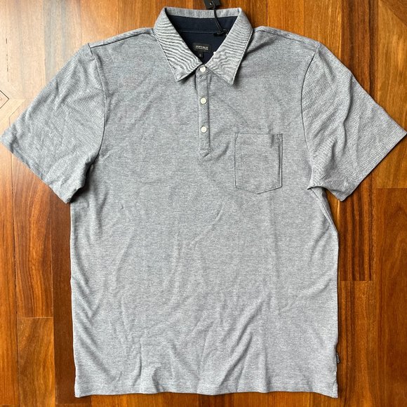 Buffalo David Bitton Other - NEW David Britton Buffalo Dark Blue / White Sz Lg Polo Shirt